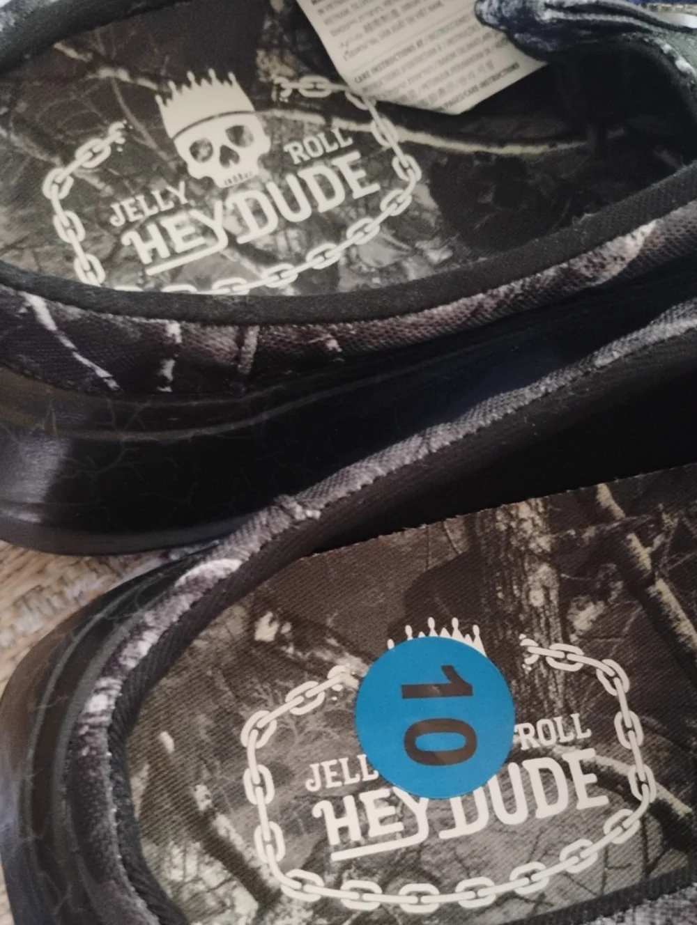 Hey Dude Jelly Roll Black Camo